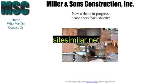 Millersonsconstruction similar sites