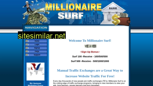 Millionairesurf similar sites