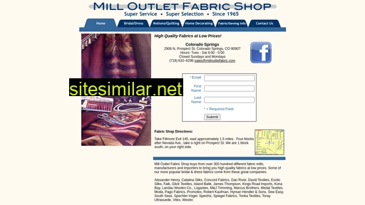 milloutletfabric.com alternative sites