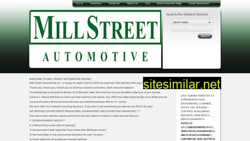 millstreetautomotiveinc.com alternative sites