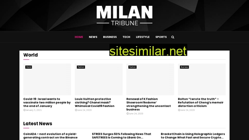 Milantribune similar sites