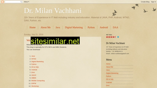 Milanvachhani similar sites