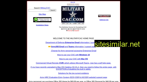 militarycac.com alternative sites