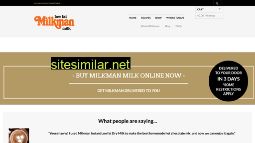 milkmanmilk.com alternative sites