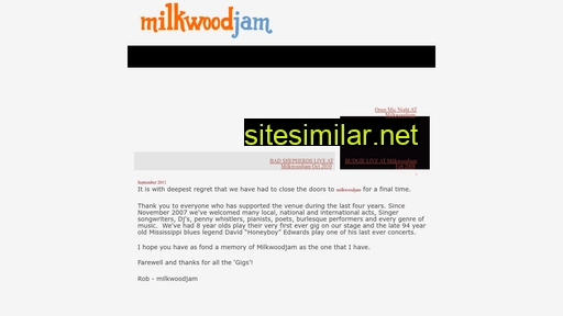 milkwoodjam.com alternative sites