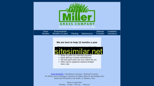 millergrass.com alternative sites