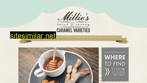 milliescaramels.com alternative sites