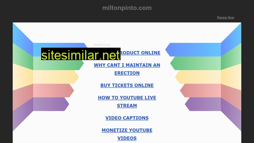 miltonpinto.com alternative sites