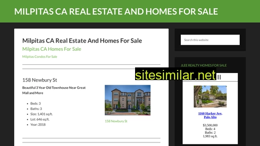 milpitas-ca-real-estate-and-homes-for-sale.com alternative sites