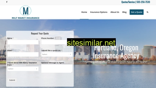 Miltmarcyinsurance similar sites