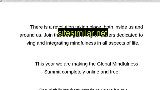 Mindfulnessinamericasummit similar sites