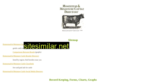 miniature-cattle.com alternative sites