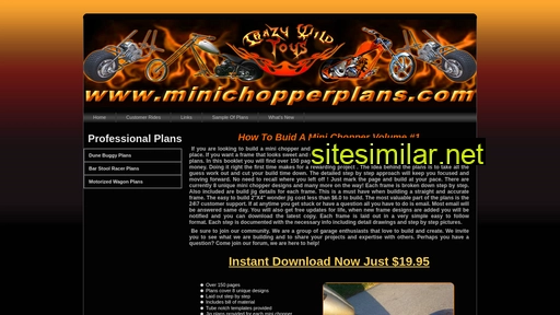 minichopperplans.com alternative sites
