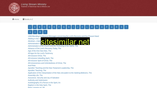 Ministry-books similar sites