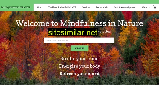 Mindfulnessinnature similar sites