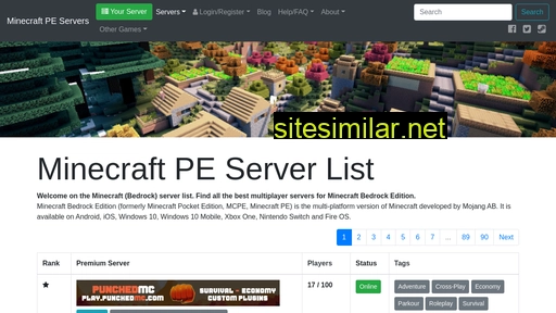 minecraftpocket-servers.com alternative sites