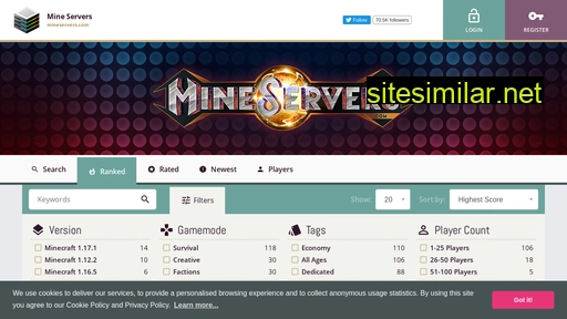 mineservers.com alternative sites