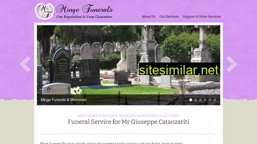 mingefunerals.com alternative sites