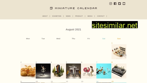 Miniature-calendar similar sites