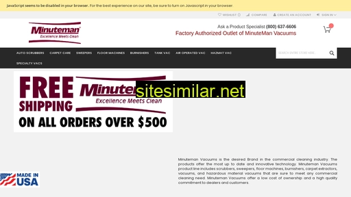 minutemanvac.com alternative sites