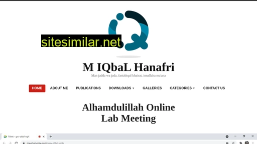 Miqbalhanafri similar sites
