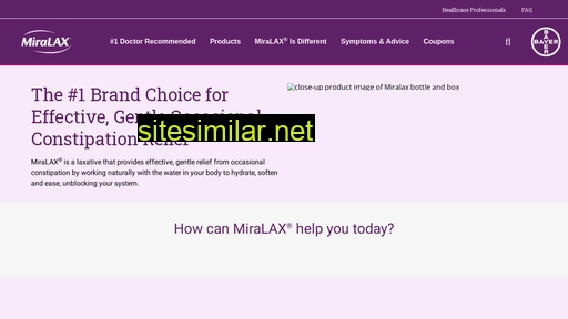 miralax.com alternative sites
