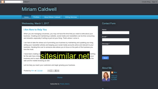 miriamcaldwell.com alternative sites