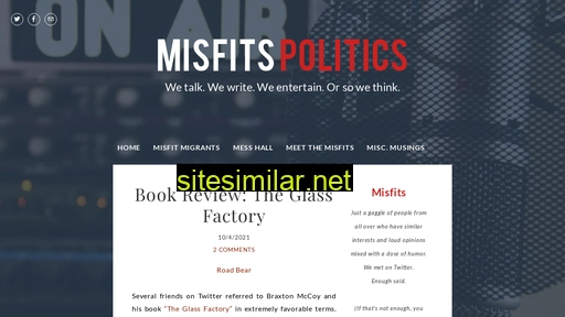 misfitspolitics.com alternative sites