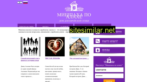 mishpachakahalacha.com alternative sites