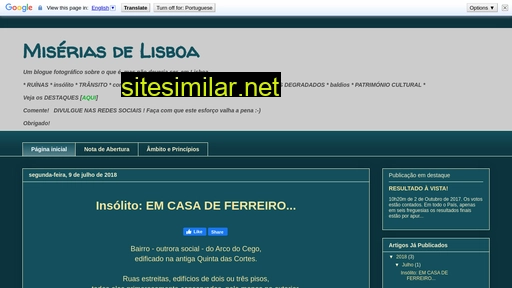 miseriasdelisboa.blogspot.com alternative sites