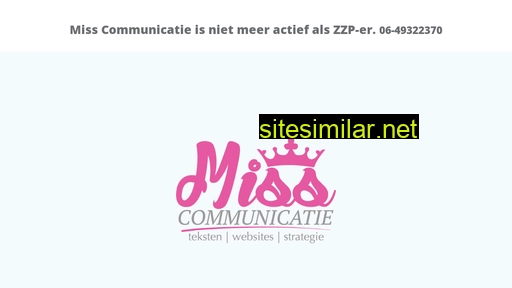 miss-communicatie.com alternative sites