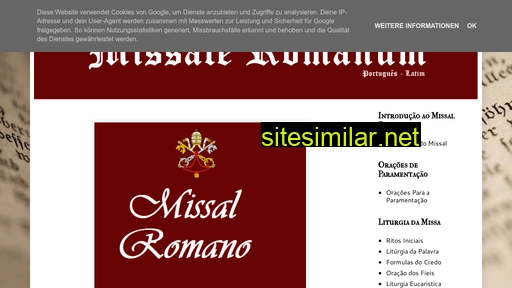 Missalromanosantaseicarl similar sites