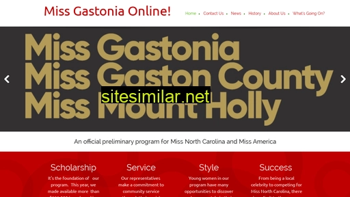 missgastoniapageant.com alternative sites