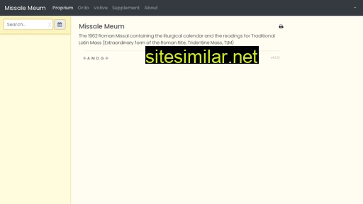 missalemeum.com alternative sites