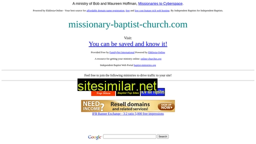 Missionary-baptist-church similar sites