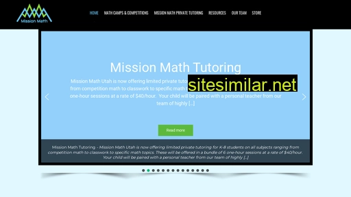 missionmathutah.com alternative sites