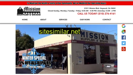 missionmuffler.com alternative sites