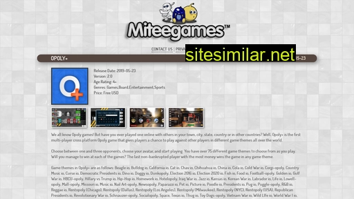 Miteegames similar sites