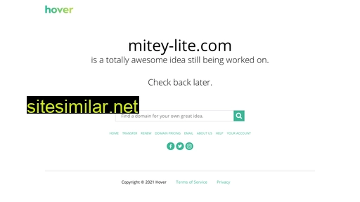 Mitey-lite similar sites