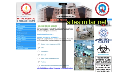 Mittalhospital similar sites