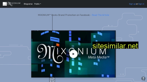 Mixonium similar sites