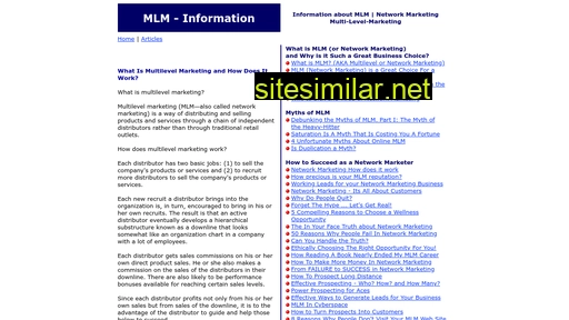 mlm-information.com alternative sites