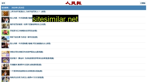 m.renminbao.com alternative sites