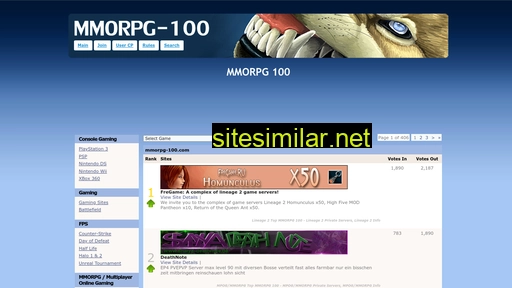 mmorpg-100.com alternative sites