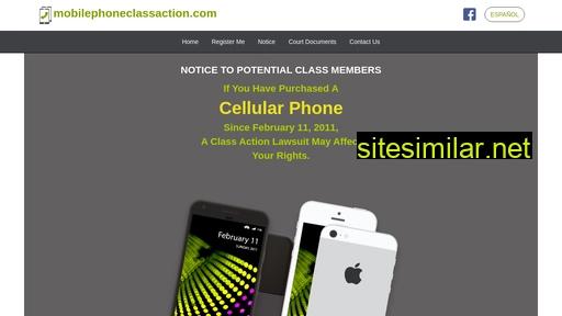 Mobilephoneclassaction similar sites