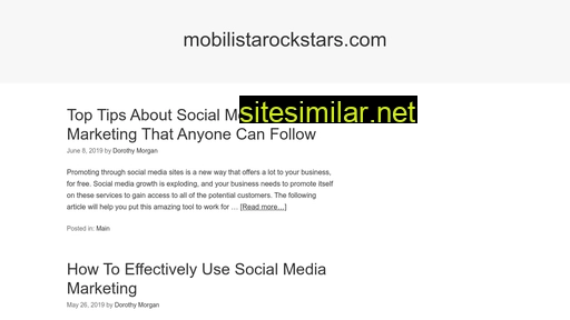mobilistarockstars.com alternative sites