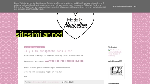 modeinmontpellier.blogspot.com alternative sites