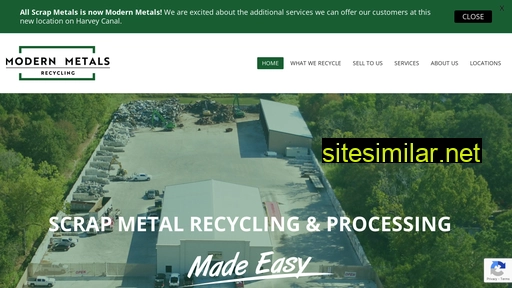 modernmetalsrecycling.com alternative sites