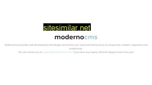 modernocms.com alternative sites