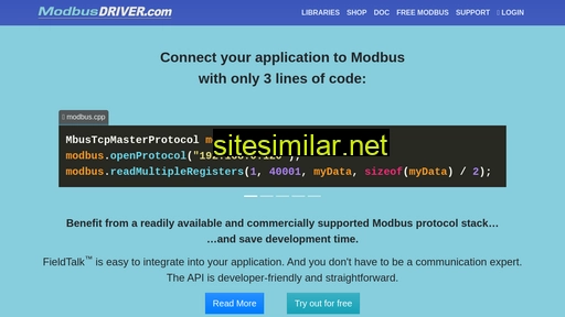 modbusdriver.com alternative sites